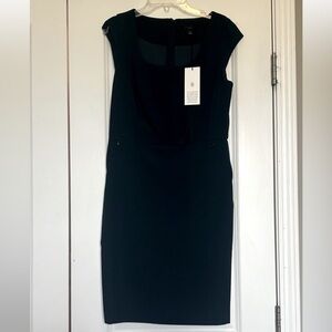 NWT Ann Taylor Suiting Crew Neck Sheath Dress Size 2P